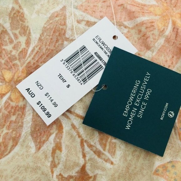 Roxy BNWT Slow Down Time Again Maxi Wrap Dress Women's Size Small RRP $109.99 - Picture 8 of 10